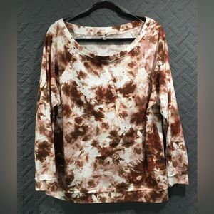 Oversized tie dye sweater
